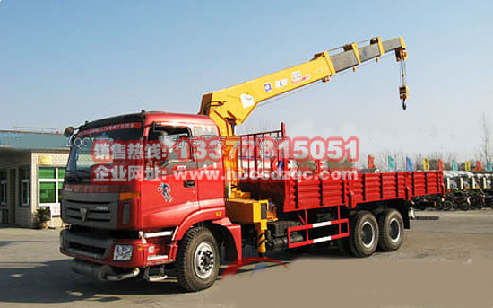 12噸歐曼后雙橋隨車吊