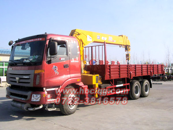 12噸歐曼后雙橋隨車吊