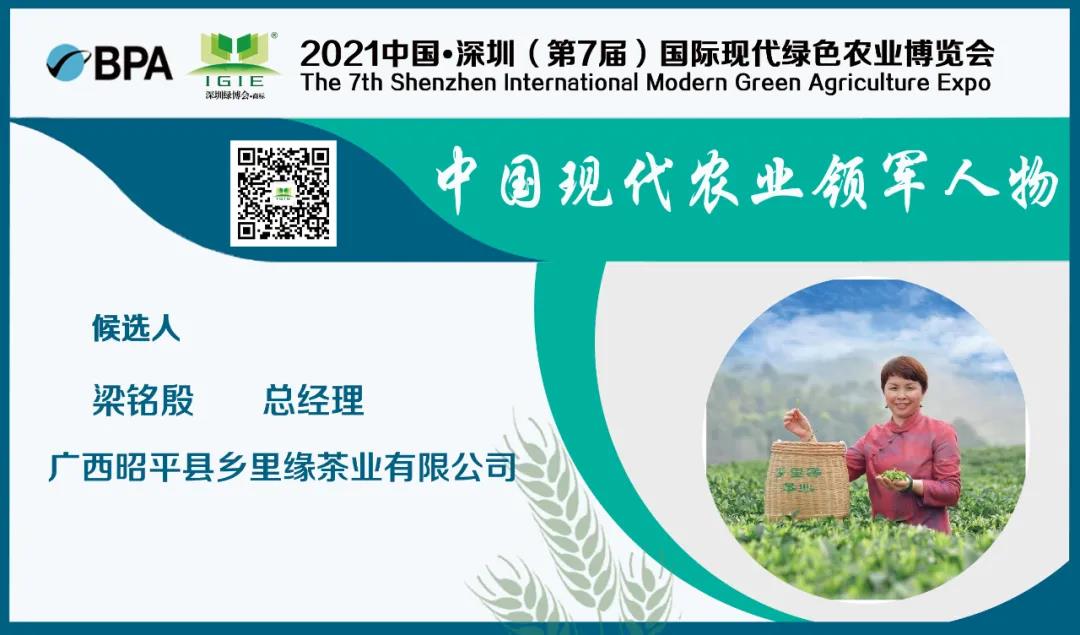 【現代農業(yè)領(lǐng)軍人物】梁銘殷——為貧困縣脫貧摘帽做出積極的貢獻。
